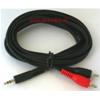 Cavo ALPHA ELETTRONICA  Connettore 1: 1x jack 3,5 mm, Connettore 2: 2xRCA (Audio L/R), Lunghezza 1,5 m.